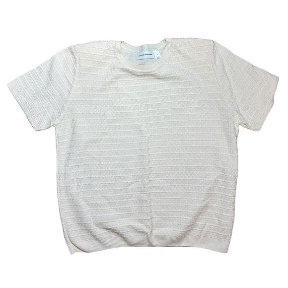 Vtg Alfred Dinner Size‎ Extra Large Xl X-Large Off White Knit Sweater Shirt NWT - Picture 1 of 6